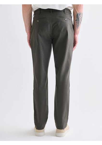 Yeni Sezon Büyük Beden Standart Kalıp Gabardin Erkek Chino Pantolon fırsatları