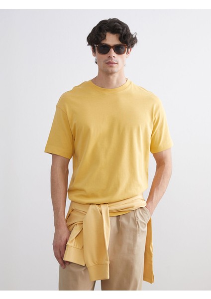 Yeni Sezon Bisiklet Yaka Penye Erkek Tişört