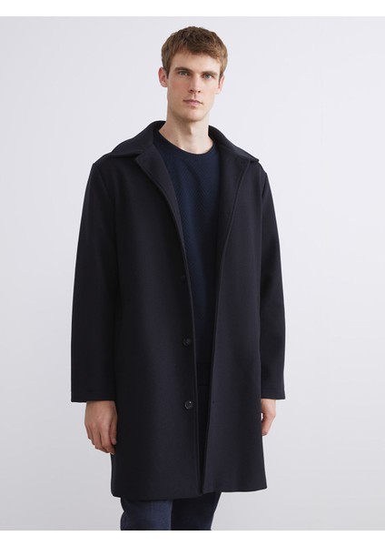 Yeni Sezon Standart Kalıp Erkek Kaşe Kaban