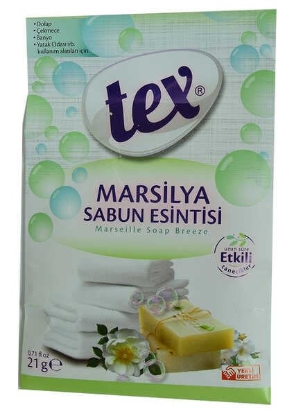 Dolap Çekmece Banyo Oda Kokusu Marsilya Sabun Etkisi Askılı 21 gr Paket
