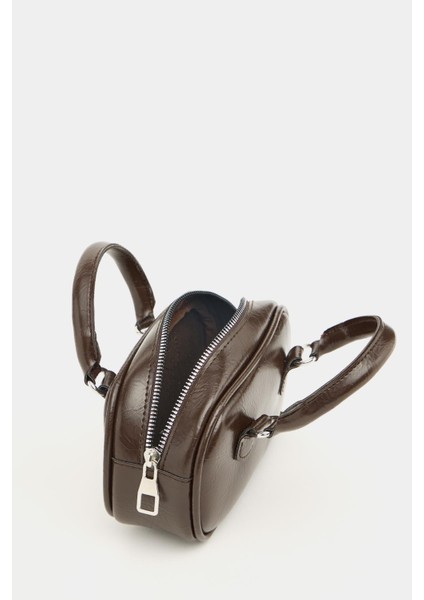 Kahverengi Kadın Mini Çapraz Askılı Retro Çanta indirimleri