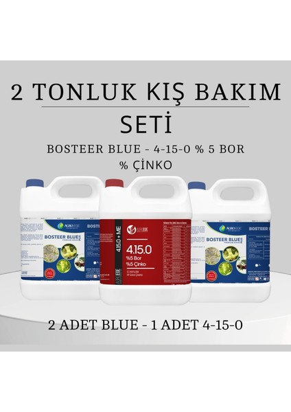 2 Tonluk Kış Bakım Seti (Blue +4-15-0)