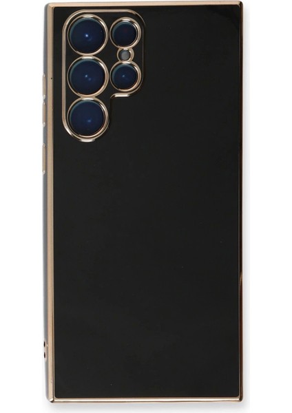 Bfs Samsung Galaxy S22 Ultra Kılıf Volet Silikon - Siyah