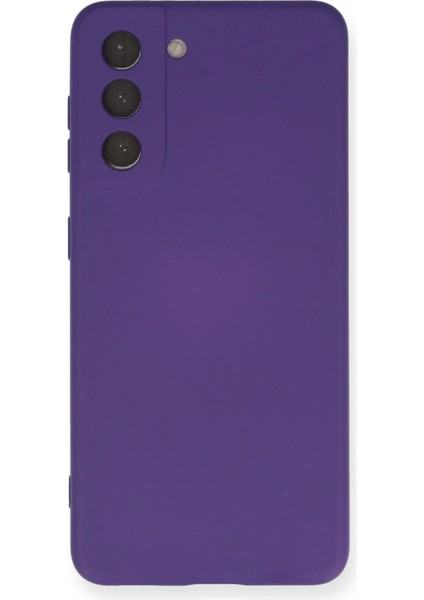 Bfs Samsung Galaxy S21 Kılıf Nano Içi Kadife Silikon - Mor