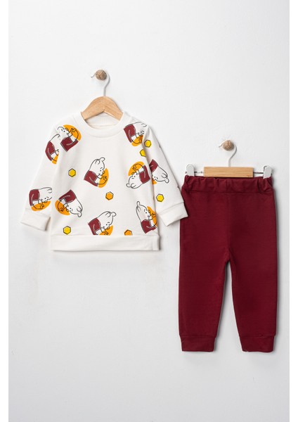 Bebek Pamuklu Winnie Baskılı Pijama Takımı - 0-24 Ay