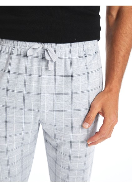 Yeni Sezon Standart Kalıp Ekose Erkek Pijama Alt modelleri