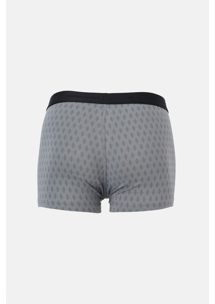 Gri-Siyah 5210 3'lü Desenli Pamuk Boxer fırsatları