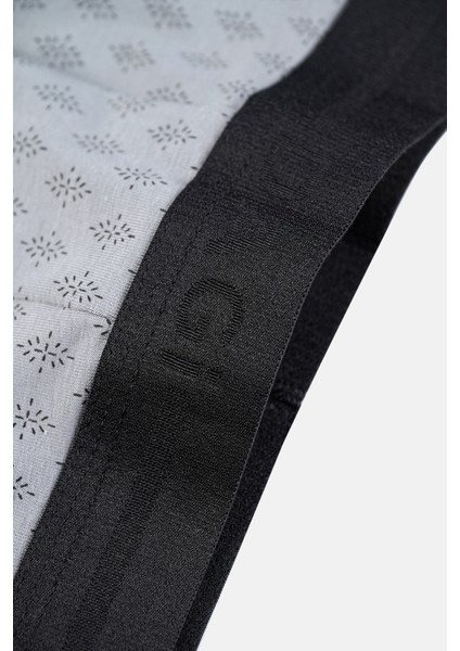 Gri-Siyah 5210 3'lü Desenli Pamuk Boxer indirimleri