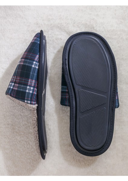 Yeni Sezon Ekose Desenli Erkek Ev Terliği fırsatları