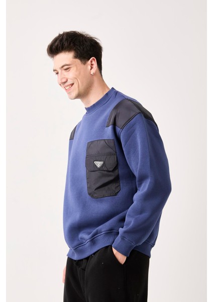 X-4006 Garni Detaylı Üç Iplik Şardonlu Sweat fırsatları