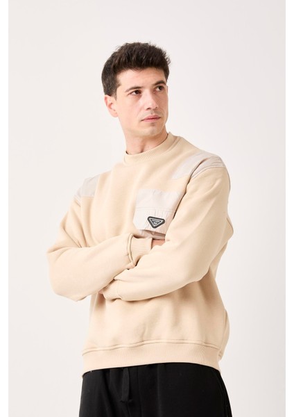 X-4006 Garni Detaylı Üç Iplik Şardonlu Sweat fırsatları