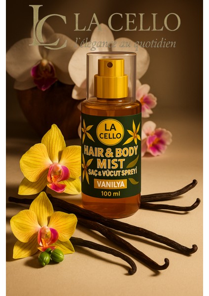 La Cello Saç ve Vücut Spreyi ( Vanilya)