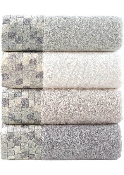 50 x 90 Pamuklu Havlu (4'lü) - Karışık