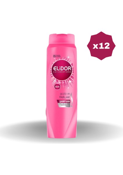 Güçlü ve Parlak Şampuan 500 ml - (12 Adet)