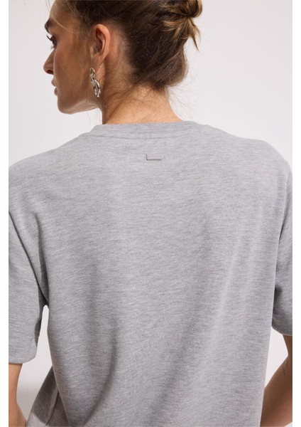 Premium Pamuk Basic Tshirt Kadın