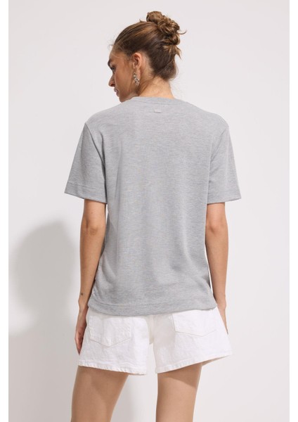 Premium Pamuk Basic Tshirt Kadın