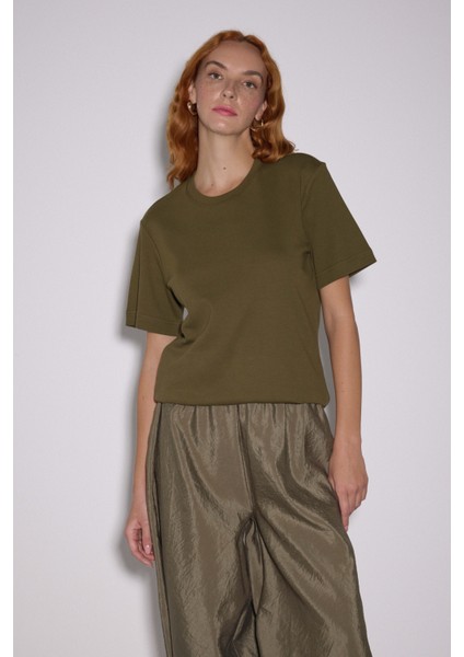 Premium Pamuk Basic Tshirt Kadın