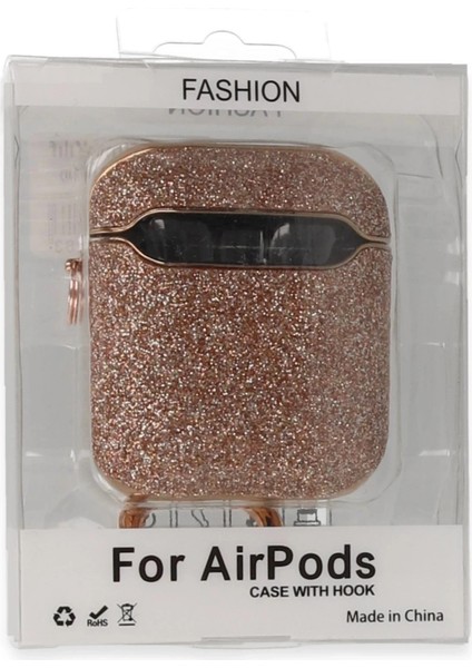 Bfs Airpods 2 (2.nesil) Spell Simli Kılıf - Rose Gold
