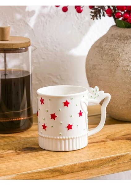 Baskılı Seramik Kupa 450 ml (W5)