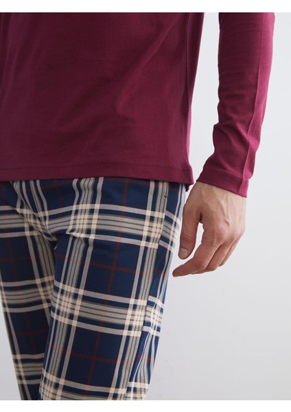 Yeni Sezon Standart Kalıp Erkek Pijama Takımı modelleri