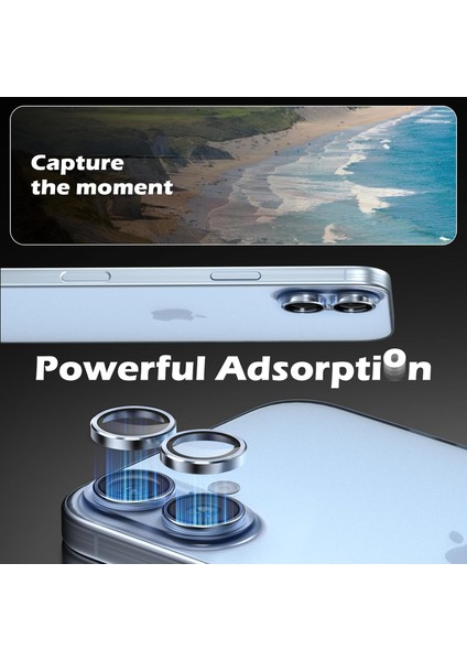 iPhone 17 Kılıf Aparatlı Kamera Koruma Renkli Lens Koruyucu Temperli Cam Koruma fiyatları