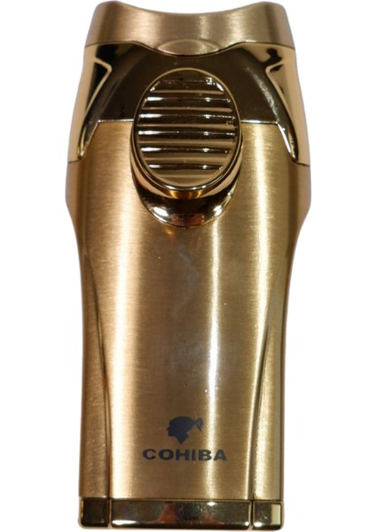 Çift Torch Pürmüz Gunmetal Puro Çakmağı