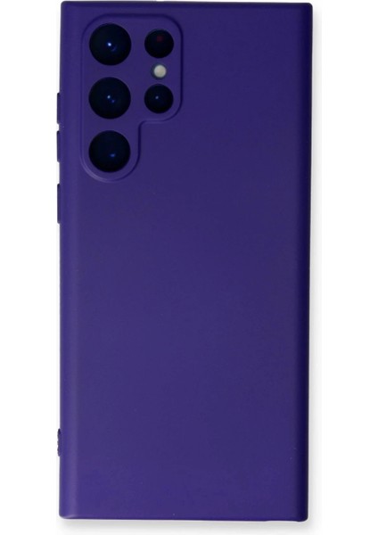 Bfs Samsung Galaxy S23 Ultra Kılıf Nano Içi Kadife Silikon - Mor