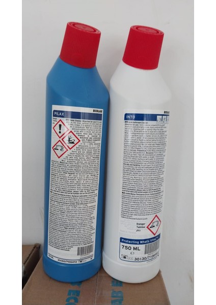 Into Banyo ve Armatür Temizleme Maddesi 750 Ml+Pilax Tuvalet Temizleme Maddesi 750 ml (2si Arada)