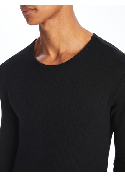 Yeni Sezon Bisiklet Yaka Uzun Kollu Erkek Pijama Üst modelleri