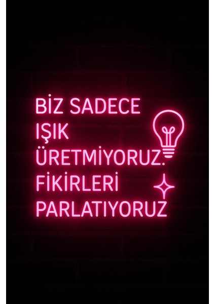 Neon Tabela “aşkın Işıltısı Neon Tabela” modelleri