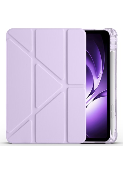 Xiaomi Redmi K Pad Kılıf Tri Folding Kalem Bölmeli Standlı Kılıf