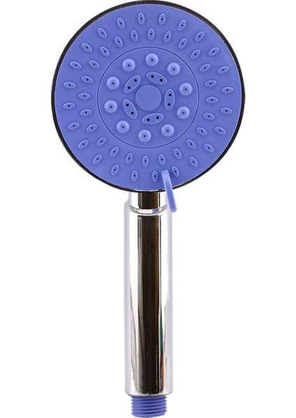 Duş Başlığı Banyo Fiskiyesi Telefonu Yuvarlark Başlık Mor