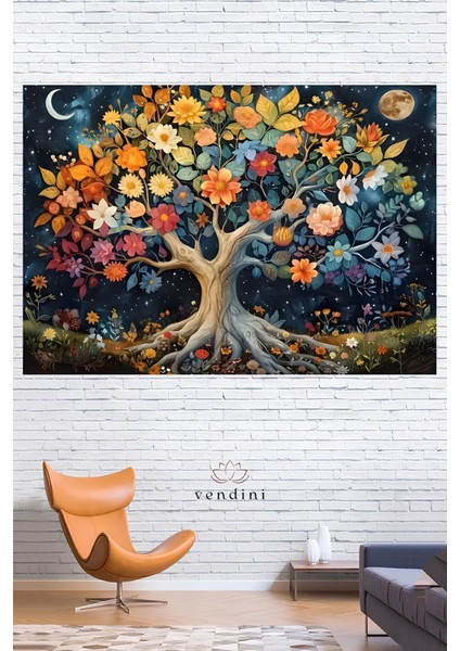 Hayata Sıkı Tutunmak, Ruhumuzda Çiçekler Açtırır Duvar Örtüsü Duvar Halısı Wall Tapestry