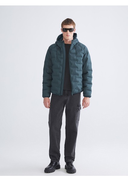 Yeni Sezon Slim Fit Kapüşonlu Erkek Şişme Mont fiyatları