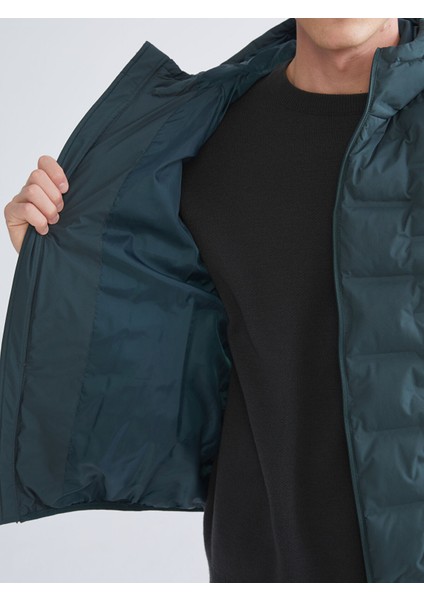 Yeni Sezon Slim Fit Kapüşonlu Erkek Şişme Mont modelleri