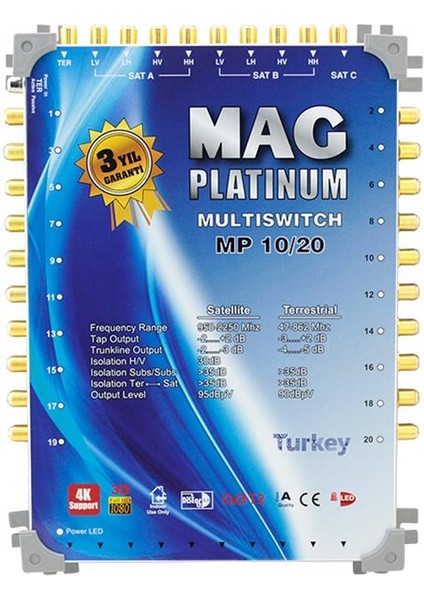 Mag Platinum 10-20 Sonlu Uydu Santrali
