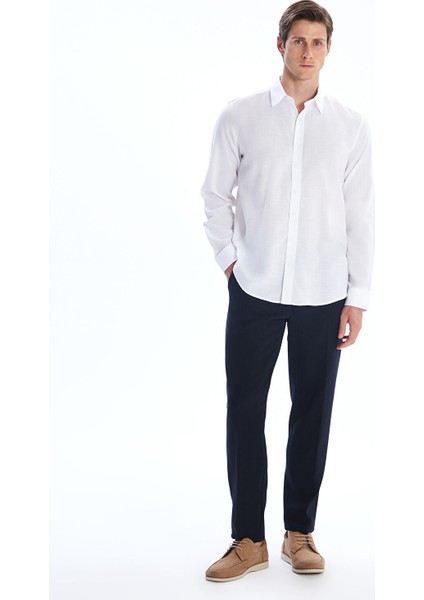 Yeni Sezon Regular Fit Uzun Kollu Poplin Erkek Gömlek modelleri