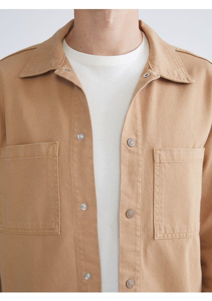 Yeni Sezon Rahat Kalıp Uzun Kollu Erkek Jean Gömlek modelleri