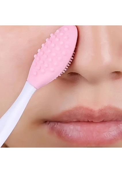 3 Adet Siyah Nokta Gözenek Temizleme Fırçası Burun Dudak Yüz Peeling Fırça Siyah Nokta Temizleyici modelleri