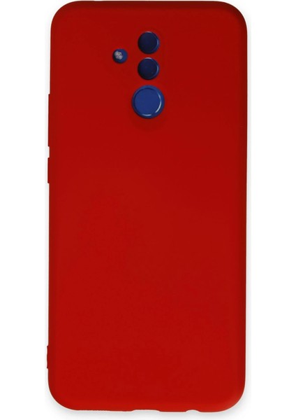 Bfs Huawei Mate 20 Lite Kılıf Nano Içi Kadife Silikon - Kırmızı