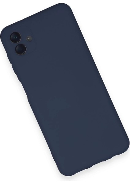 Bfs Samsung Galaxy A04 Kılıf Nano Içi Kadife Silikon - Lacivert modelleri