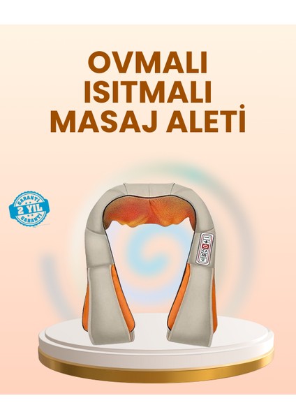Wizard Ovmalı Isıtmalı Masaj Aleti Boyun Omuz Bel ve Ayak Için Rahatlatıcı Etki