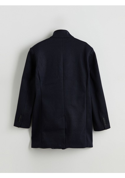 Yeni Sezon Standart Kalıp Dik Yaka Erkek Kaşe Kaban modelleri