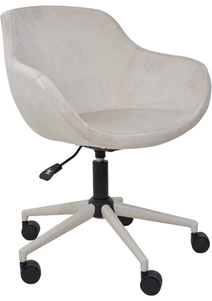 Monev 1 Bej Kumaş, Metal Ayaklı, Ev ve Ofis Çalışma Koltuğu – Öğrenci, Ofis, Büro, Bilgisayar Sandalyesi fiyatları