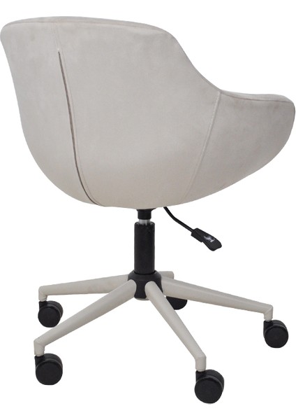 Monev 1 Bej Kumaş, Metal Ayaklı, Ev ve Ofis Çalışma Koltuğu – Öğrenci, Ofis, Büro, Bilgisayar Sandalyesi modelleri