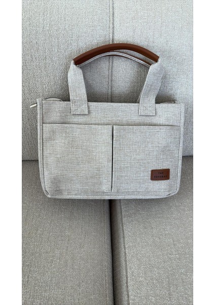Kadın The Totebag Omuz ve El Çantası - Fermuarlı, Günlük Ofis ve Okul Kullanımına Uygun