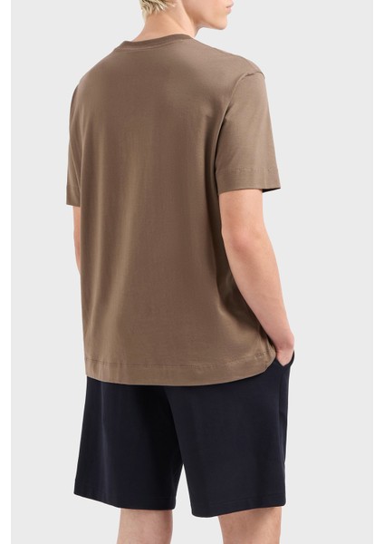 Emporio Armani % 100 Pamuk Relaxed Fit Bisiklet Yaka T Shirt Erkek T Shirt EM001068 AF12926 U6195 modelleri