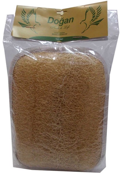 Doğal Kabak Lifi El Geçmeli Sırt ve Vücut Kesesi 15 x 22