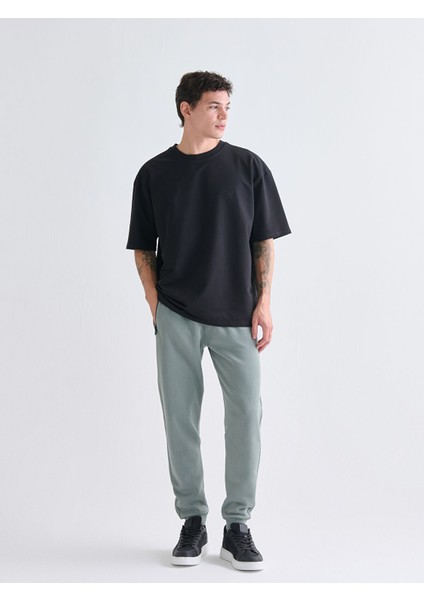 Yeni Sezon Slim Fit Erkek Kalın Jogger Eşofman Altı