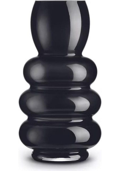 Home Heritage Cam Vazo 15,5 x 30 cm - Siyah